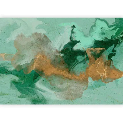 artgeist Fototapete Grün, Honig 300x210 cm
