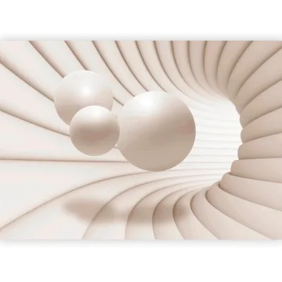 artgeist Fototapete Weiß, Beige 400x280 cm