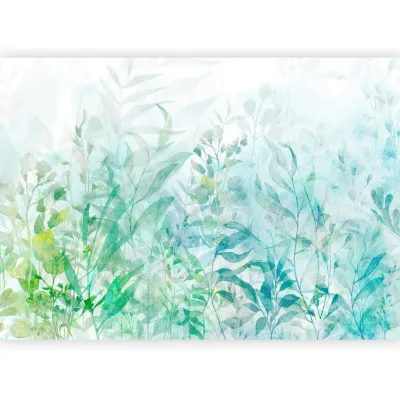 artgeist Fototapete Weiß, Pastellgrün 250x175 cm