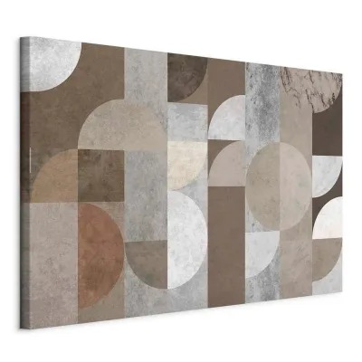 artgeist Leinwandbild Braun, Grau 120x80x1.2 cm