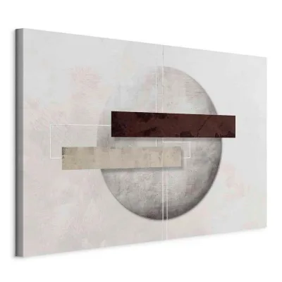 artgeist Leinwandbild Braun, Greige 60x40x1.2 cm