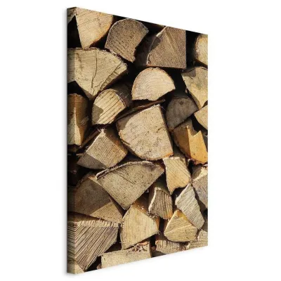 artgeist Leinwandbild Dunkelbraun, Beige 40 cm