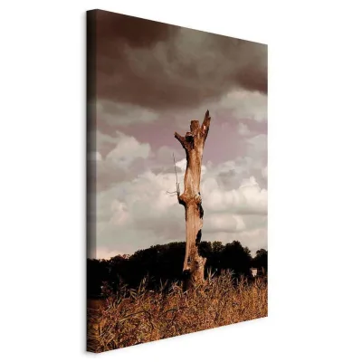artgeist Leinwandbild Hellgrau, Hellbraun 40x60x1.2 cm