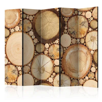 artgeist Paravent Braun, Beige 225x172x3 cm