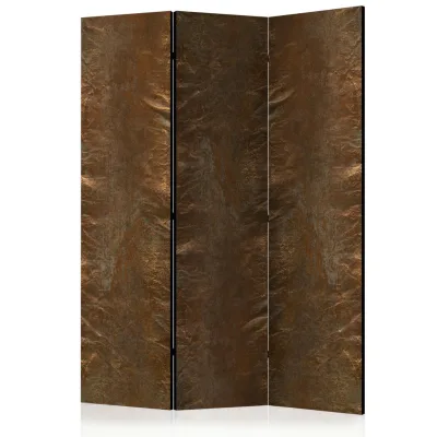 artgeist Paravent Braun, Gold 135x172x3 cm