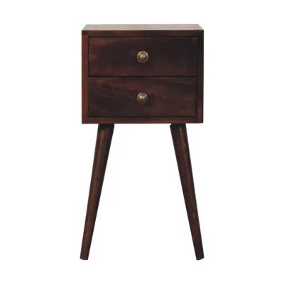 Artisan Furniture Nachttisch Dunkelbraun 30x57x30 cm