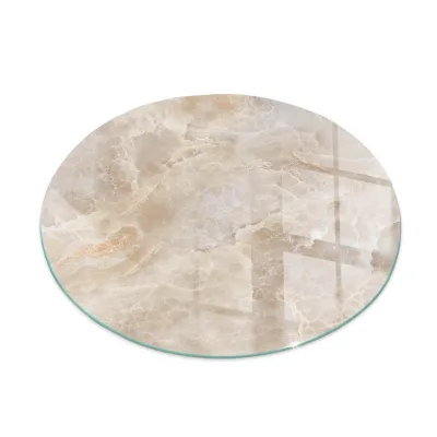 ArtPrintCave Glasplatte Beige 100x100x0.4 cm