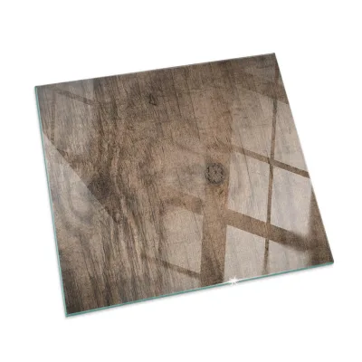 ArtPrintCave Glasplatte Braun 50x50x0.4 cm