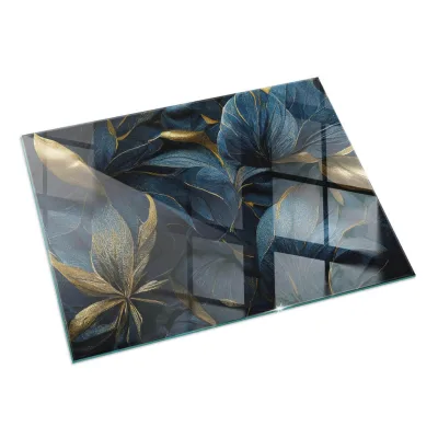 ArtPrintCave Glasplatte Dunkelblau 60x40x0.4 cm