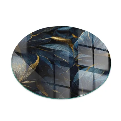 ArtPrintCave Glasplatte Dunkelblau 90x90x0.4 cm
