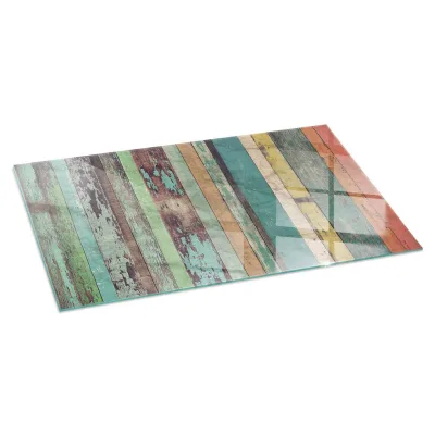 ArtPrintCave Glasplatte Türkis 140x70x0.4 cm