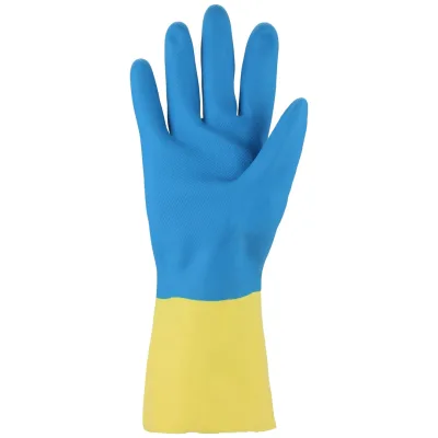 Asatex Chemikalienhandschuh 3452 Gr. 11 gelb/blau