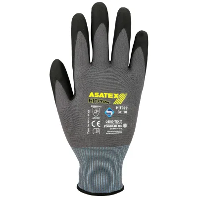Asatex Feinstrickhandschuh HIT099 Gr. 7 grau