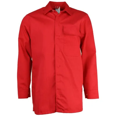 Asatex Flammschutz-Hemd DAHE12N Gr. 49 rot