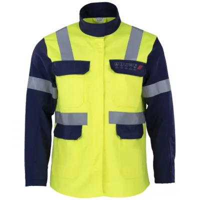 Asatex Multinorm-Jacke BGJA52 Langform Gr. 68 gelb/blau