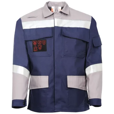 Asatex Multinorm-Jacke MU1JA23 Gr. 54 blau/grau