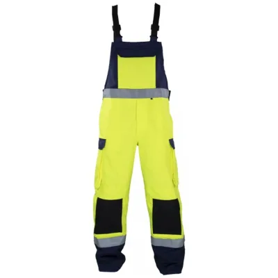 Asatex Multinorm Latzhose BGLH52 Gr. 68 gelb/blau