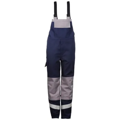 Asatex Multinorm Latzhose MU1LH23MK Gr. 44 blau/grau