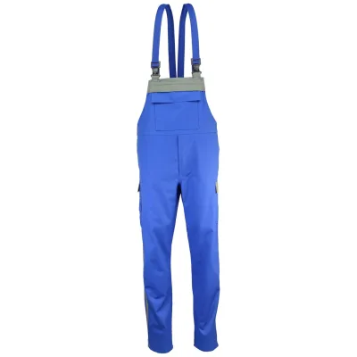 Asatex Multinorm Latzhose XALH130 Gr. 60 blau/grau