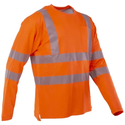 Asatex PREVENT Premium Warnschutz Langarm-Shirt PTW-SHIRT-L Gr. 2XL leuchtorange