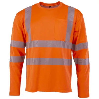 Asatex PREVENT Premium Warnschutz Langarm-Shirt PTW-SHIRT-L Gr. 3XL leuchtorange