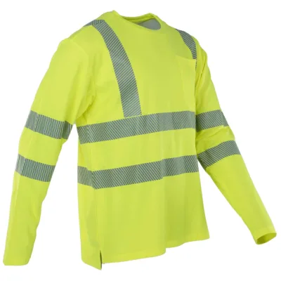 Asatex PREVENT Premium Warnschutz Langarm-Shirt PTW-SHIRT-L Gr. M leuchtgelb