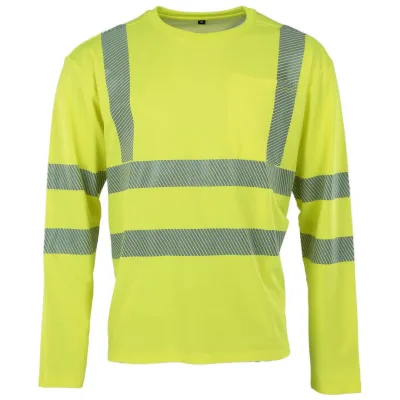 Asatex PREVENT Premium Warnschutz Langarm-Shirt PTW-SHIRT-L Gr. XL leuchtgelb
