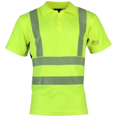 Asatex PREVENT Premium Warnschutz-Poloshirt PTW-POLO Gr. S leuchtgelb