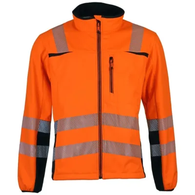 Asatex Prevent Trendline Softshelljacke PTW-SN Gr. 4XL orange/schwarz