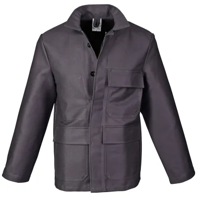 Asatex Proban Schweißerschutz-Jacke KS64JA03 Gr. 114 S grau