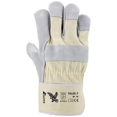 Asatex Rindspaltleder-Handschuh FALKE-T Gr. 8 natur