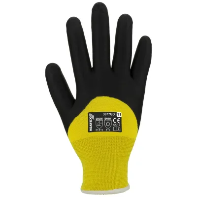Asatex Strick-Winter-Handschuh 3677GD Gr. 9 gelb