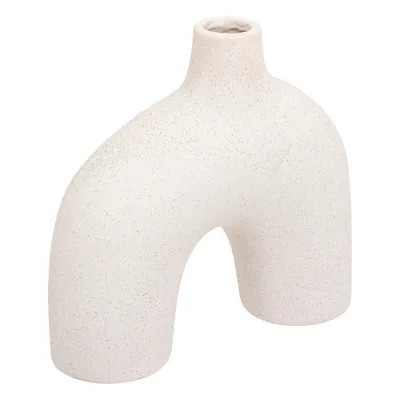 Atmosphera Createur d´interieur Keramikvase Weiß 17 cm