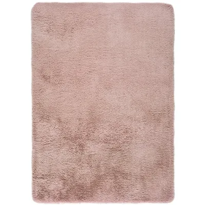 Atticgo Hochflorteppich Hellrosa 60x100 cm
