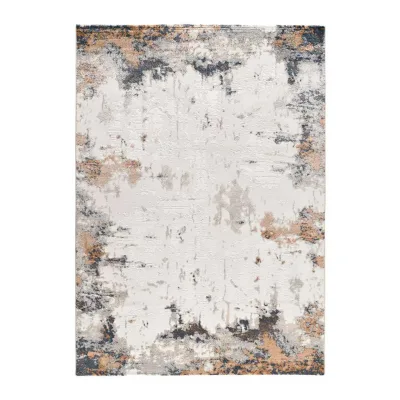 Atticgo Kurzflorteppich Beige, Mehrfarbig 77x150 cm