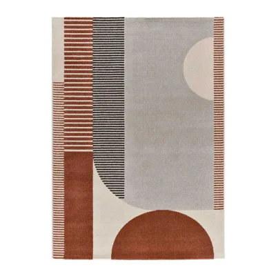 Atticgo Kurzflorteppich Kupfer, Beige 80x150 cm