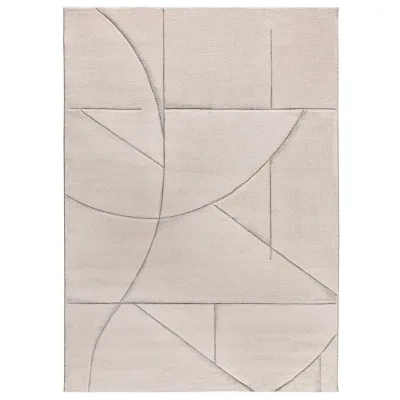 Atticgo Webteppich Creme 200x290 cm