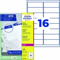 Avery Zweckform Adressetikett ultragrip 99,1 x 33,9 mm (B x H)