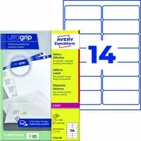 Avery Zweckform Adressetikett ultragrip 99,1 x 38,1 mm (B x H)