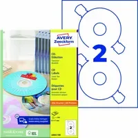 Avery Zweckform CD/DVD Etikett 117 mm 100 Bl./Pack.