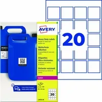 Avery Zweckform Folienetikett wetterfest 45 x 45 mm (B x H)
