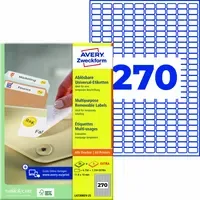 Avery Zweckform Universaletikett 17,8 x 10 mm (B x H)