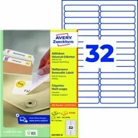 Avery Zweckform Universaletikett 96 x 16,9 mm (B x H)