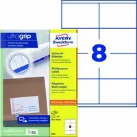 Avery Zweckform Universaletikett ultragrip 105 x 70 mm (B x H)