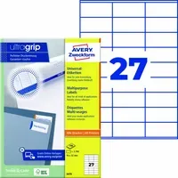 Avery Zweckform Universaletikett ultragrip 70 x 32 mm (B x H)