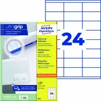 Avery Zweckform Universaletikett ultragrip 70 x 35 mm (B x H)