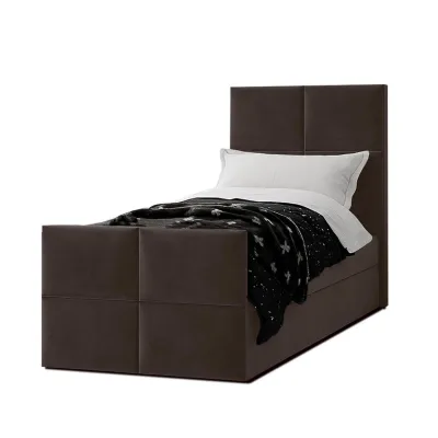 AX Living Boxbett Braun 100x200 cm
