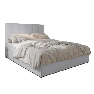 AX Living Boxbett Grau 140x200 cm