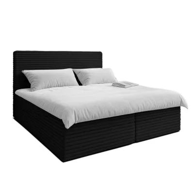 AX Living Boxbett Schwarz 140x200 cm