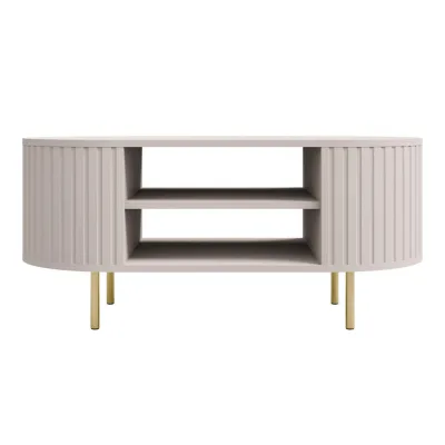 AX Living Couchtisch Beige 100x52x45 cm
